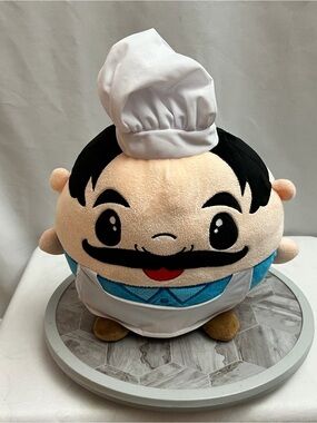 Fiesta Pasqually Chuck E Cheese 8.5” Plush Chef Character Stuffed Toy